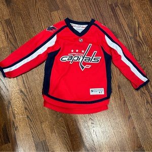 Washington Captitals Jersey Youth Child 4-7 Boys Unnamed